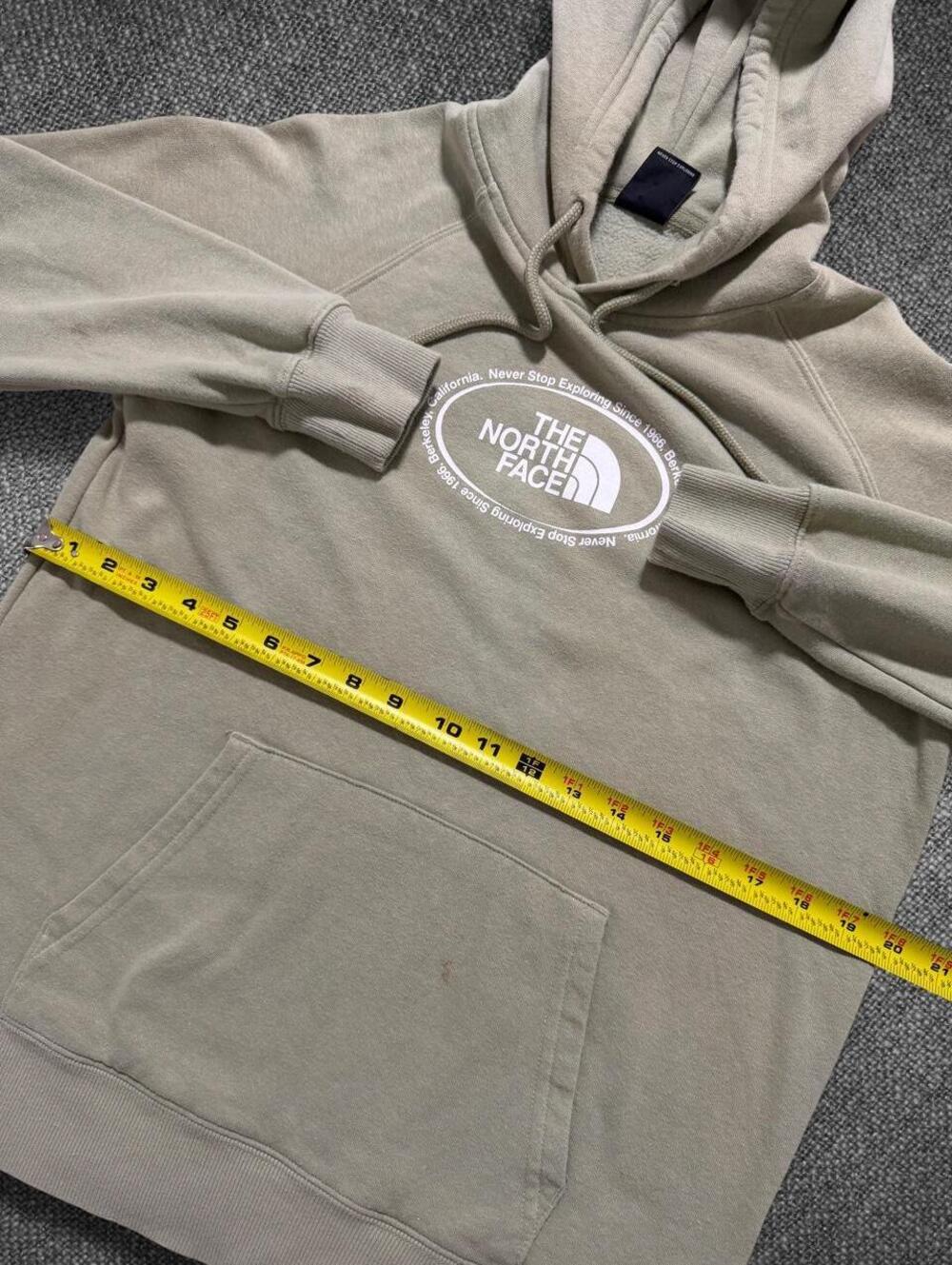 The North Face Women’s Sage Green Logo Pullover Hoodie Small - Picture 7 of 8